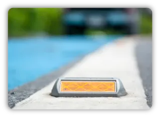 Tacha Reflectante Gris